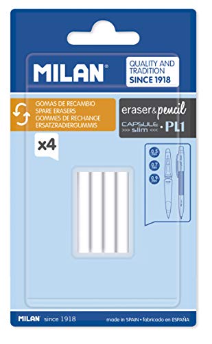 MILAN PL1 - Blíster con recambio para goma