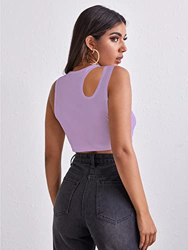 Image of Shasmi Women's Striped Slim Fit Crop, Ribbed, Stylish Tank Top, Soft and Comfy Fabric has Some Stretch