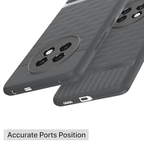 Image of Outlouders Bumper Case for Realme 13 Plus 5G / Realme P1 Speed 5G | Full Camera Protection | TPU Soft Flexible Shockproof Back Cover (Grey)