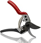 Sanung Pruning Shears Gardening Tools Garden Shears with Sharp High Carbon Steel Teflon Coated Blade and Non-Slip Handles, Easy to Trim Tree Branches with Left and Right Hands for Farms