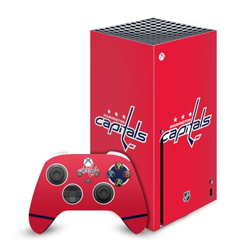 Skin Washington Capitals Xbox Series X par Head Case Designs : sticker vinyle complet console