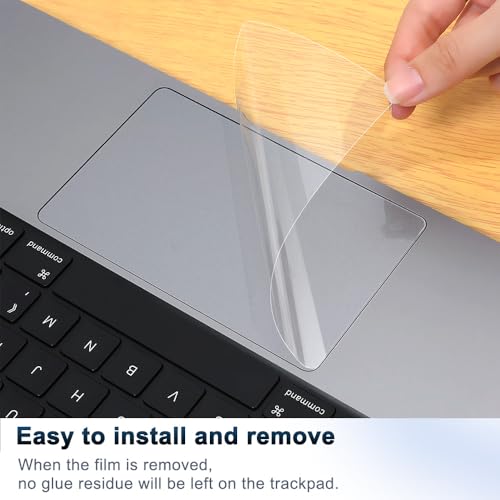 Arisase Trackpad-Schutz für MacBook Pro 14,2 Zoll (M5/M4/M4 Pro/M4 Max Chip), transparent, Laptop-Touchpad, Schutzzubehör für MacBook Pro 35,6 cm (14,2 Zoll) (A3434/A3112/A3401/A3185), 2 Stück