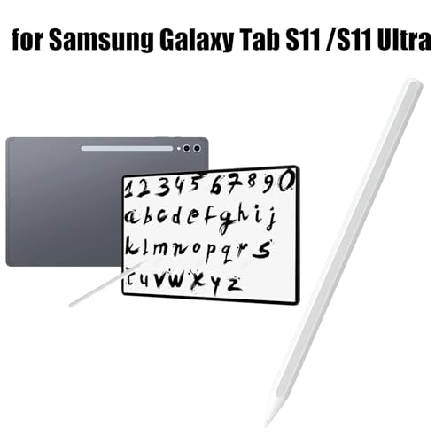 Image of Tab S11 S Pen Stylus Pen Replacement for Samsung Galaxy Tab S11 SPen & S11 Ultra Stylus- No Bluetooth, 5 Free Tips (White)