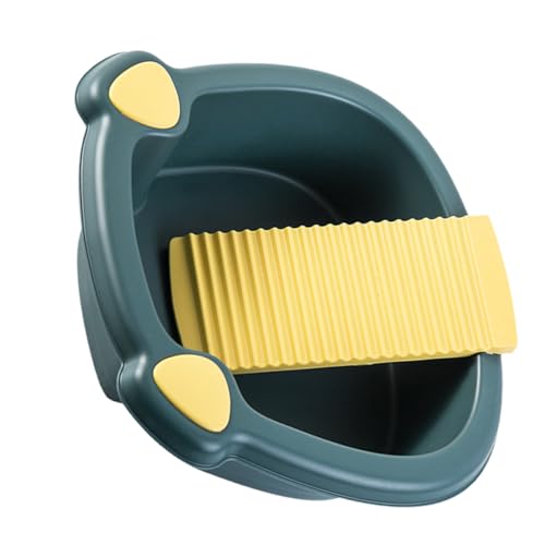 Luxshiny Lavabo Pieghevole per Lavanderia Vasca Lavatoio e Asse Lavare Panni, Trasportabile in Materiale Oxford, Adatto per Bucato a Mano di Biancheria Intima e Piccoli Vestiti in