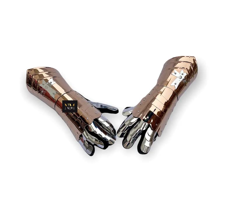 Crusader Knight Gauntlet Armor Functional Finger Cosplay LARP Reenactment