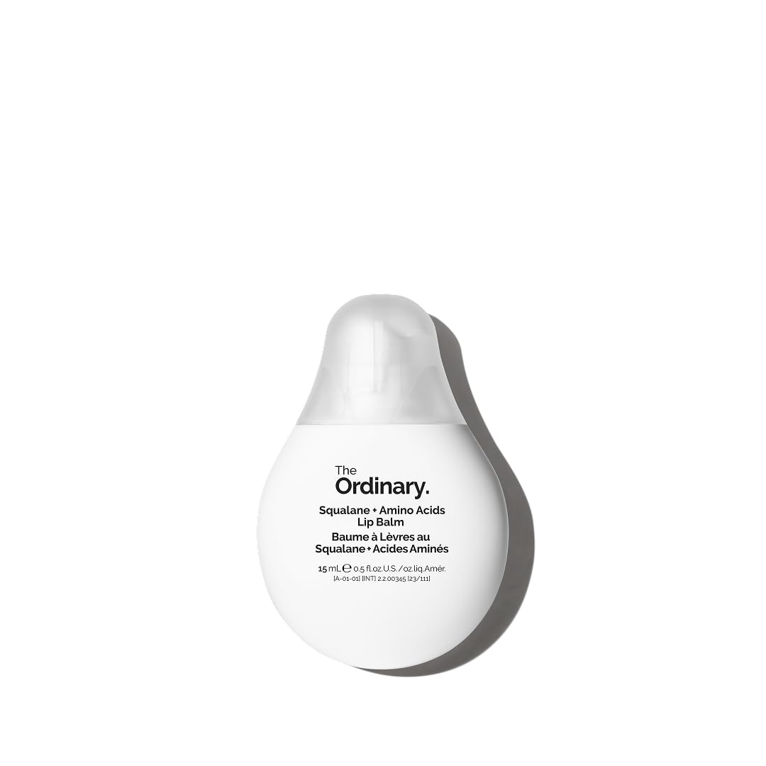 The Ordinary Baume à Lèvres au Squalane + Acides Aminés, pour les lèvres, le coude et les cuticules, 15 ml