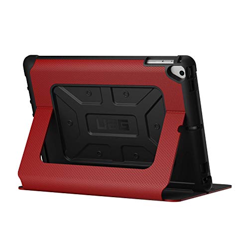 Urban Armor Gear Uag Designed For Ipad 9.7 Universal Case - Ipad 9.7 (2017 5Th Gen & 2018 6Th Gen), Ipad Pro 9.7, Ipad Air 1/Air 2 Metropolis Folio Rugged Military Drop Tested, Magma W/ Black Logo #TOP4