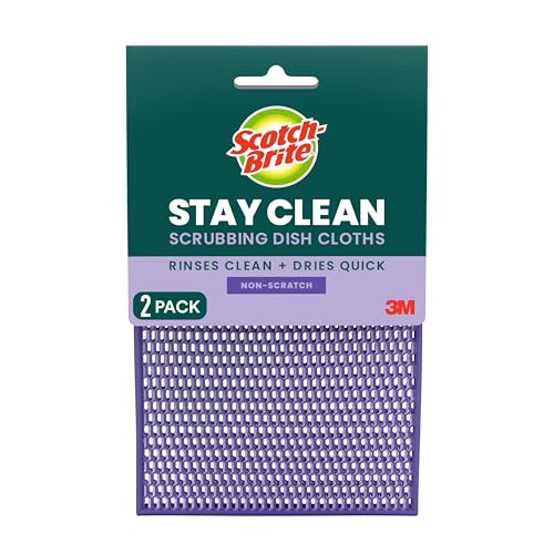 Scotch-Brite Stay Clean Scrubbing Dish Cloths
