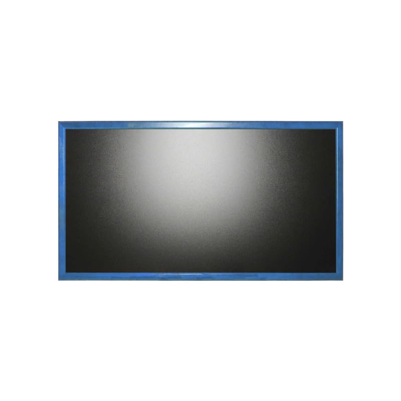 Ardoise murale en bois couleur bleu mer dimensions 102 x 57 cm - Fabrication française