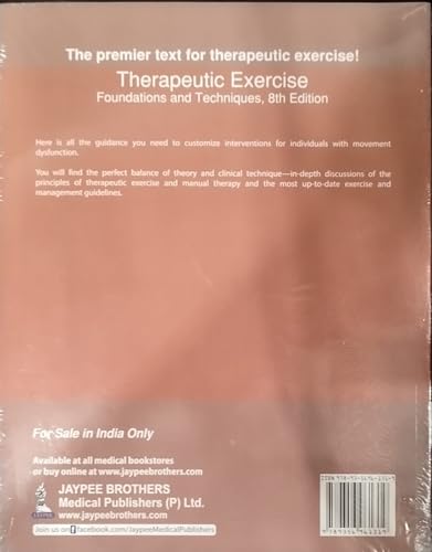THERAPEUTIC EXERCISE FOUNDATIONS AND TECHNIQUES 8TH EDITION, 2023
