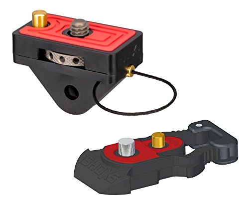 ProFork/Pro Slider Stativadapter mit VideoPin - Set mit Klebepad Flat/Curved und 2K Mounthandle - Adapter mit 1/4 Gewinde