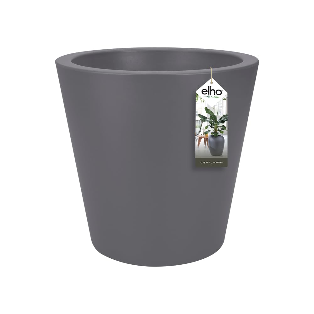 elho Pure Straight Round 50cm Blumentopf - Anthracite