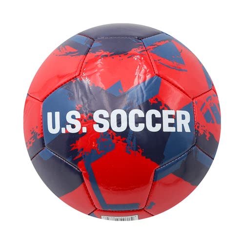 Icon Sports Official Licensed U.s. Soccer Ball - Red Prism #TOP1