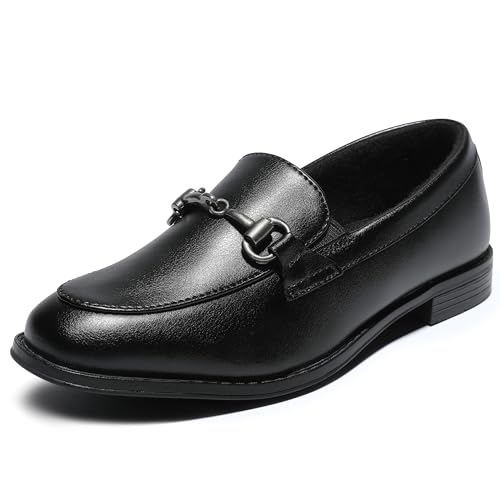 Boys Dress Shoes Oxford Loafers for Kids Slip On Penny Loafer(Little Kid/Big Kid)
