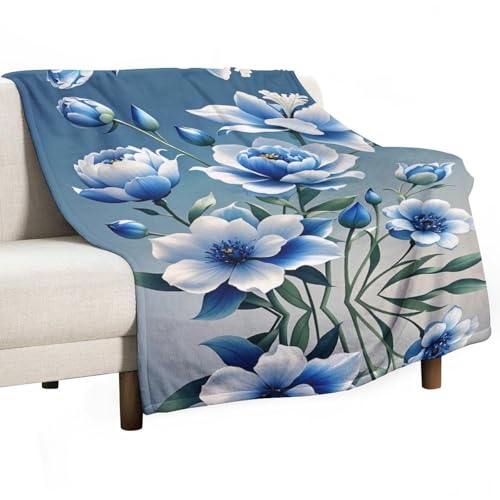 Couverture florale en flanelle, le cadeau super confortable idéal - 2
