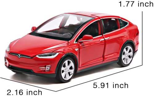 Modelo de auto juguete gidoyi 1:32 rojo miniatura 7
