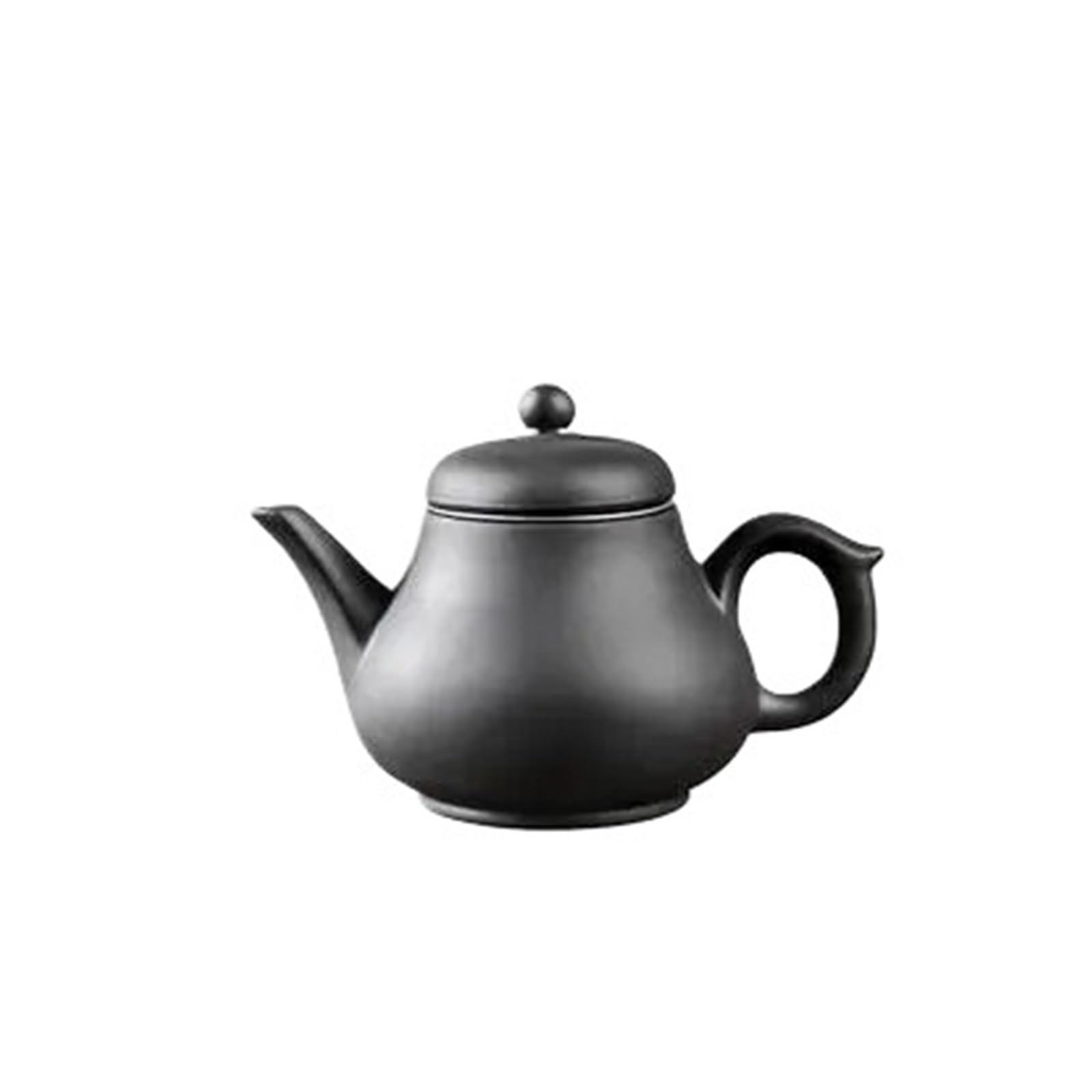 Tetera de arcilla morada, tetera de gran capacidad, olla individual con filtro de acero inoxidable integrado (marrón)