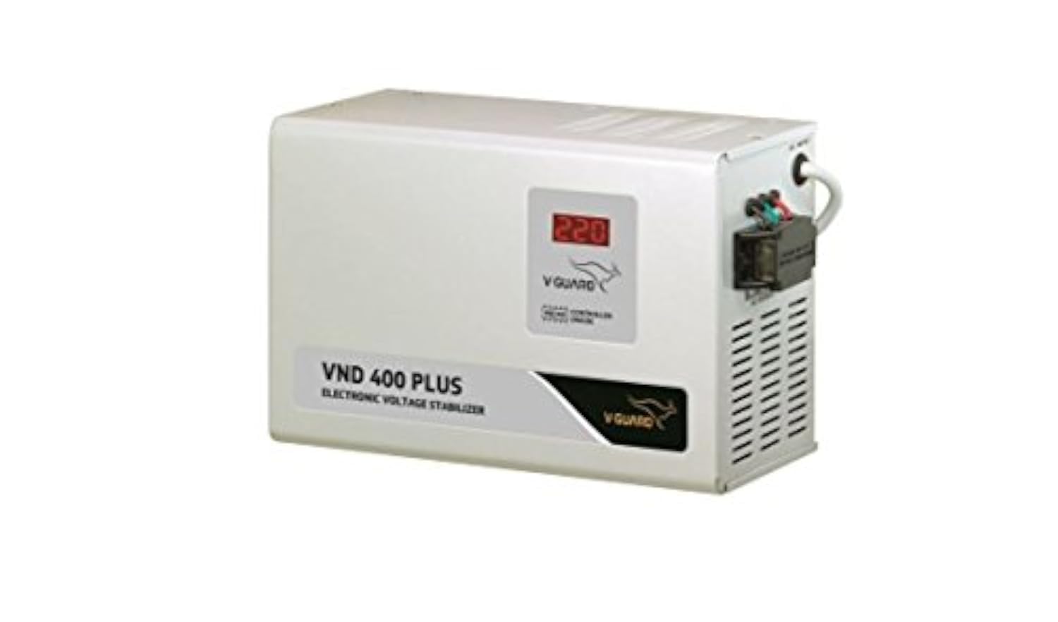 V-GuardVnd 400 Plus Voltage Stabilizer (Grey) Small Grey