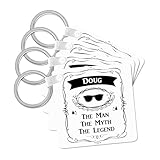3dRose, Doug - The Man The Myth The Legend - personal name personalized gift, set of...