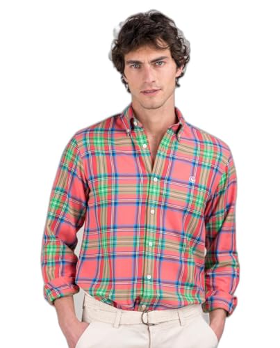 El Ganso Camisa Tartán Coral