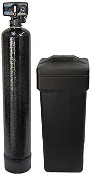 Metered water softener with 3/4" Fleck 5600 Econominder control, 64,000 grain capacity with by-pass valve