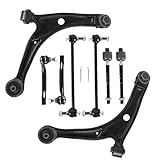 KUIPERAUTO 8PCS Front Suspension kit Lower Control Arm and Ball Joints Compatible with 2001-2006 Acura MDX Compatible with 2003-2008 Honda Pilot
