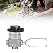 Alomejor Gas Saver, Portable Gas Refill Adapter with Pressure Release Button for Camping, Hiking, Fishing
