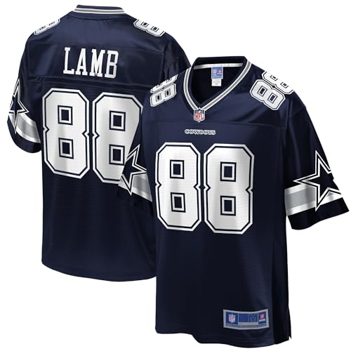 NFL PRO LINE Mens CeeDee Lamb Navy Dallas Cowboys Replica Jersey