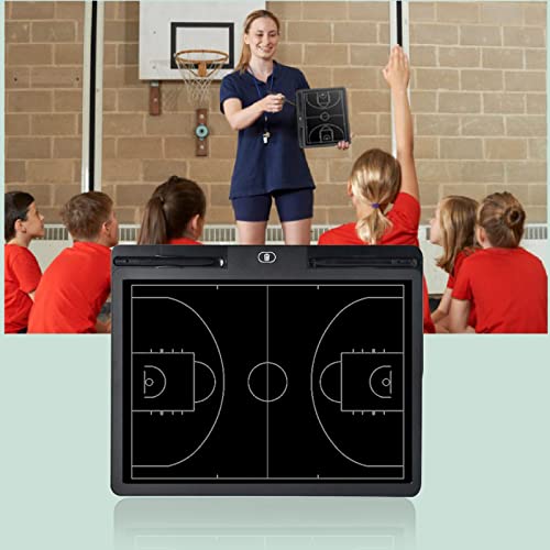 Pure Vie Electronic Basketball Coaching Board Lcd Basketball Coaches Tactical Clipboard Writing Tablet Blackboard With Stylus Pen - Basketball Gift Sporting Goods Daily Training Assistant Equipment #TOP6