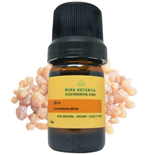 Óleo Essencial de Mirra 100% Puro e Natural, Ideal para Aromaterapia e Difusor - Pura Botânica