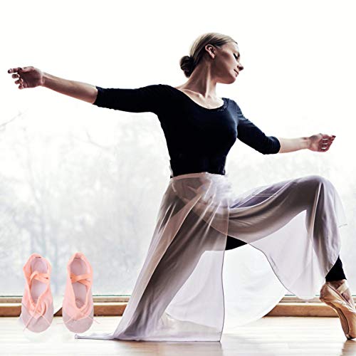 Healifty Sapatilha de balé bailarina sapatos de pilates, sapatos de ioga, dança, ginástica para danç
