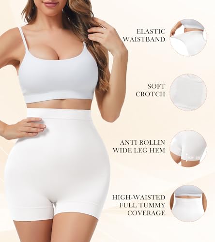 Shapewear Shorts for Women Tummy Control Butt Lifting High Waisted Body Shaper Thigh Slimmer for Under Dresses4