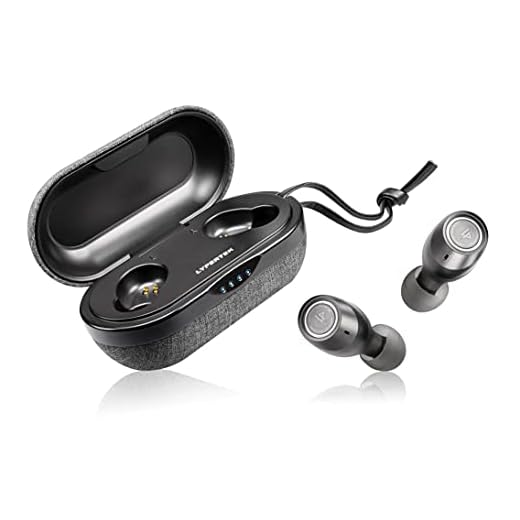 Lypertek PurePlay Z3 2.0 True Wireless Earbuds - 10+70 Hours Play Time, PureControl App, Bluetooth 5.2, Wireless Charging, IPX7 Waterproof, Black