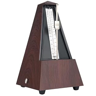 Classic Pyramid Design with Optimal Volume. Features a timelesspyramid-style casing with a central pendulum, adding elegance to yourpractice space. The volume is loud enough to be heard over most acousticinstruments, yet not too loud to be distractin...