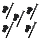 JUBEST 1-5/16in Matte Black Spacer Replacement Sliding Barn Door Hardware for 16