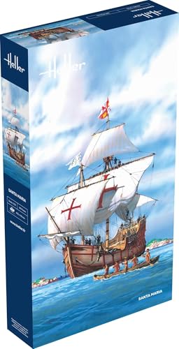 Heller Christopher Columbus' Santa Maria Boat Model Building Kit