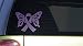 Lupus Butterfly *I399* 6x8 inch Sticker decal purple awareness cure