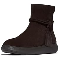 Fitflop Women's Iq-comff Tassel Suede Short Boots Ankle