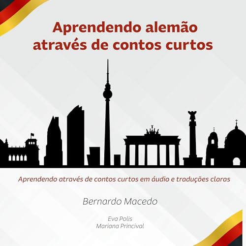 Page de couverture de Aprendendo Alemão Através de Contos Curtos