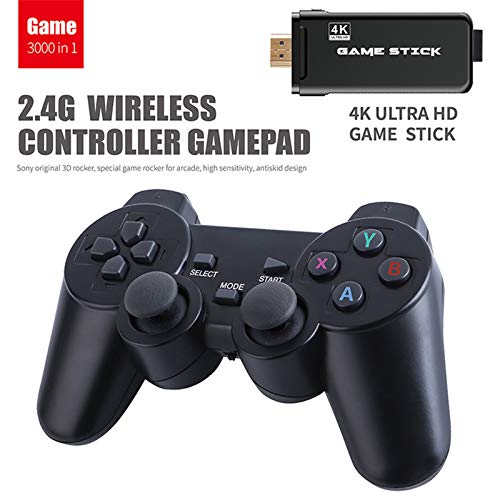 Rensaday-HDMI-4k-Game-Stick-Consola-de-juegos-clasica-32GB-3500-Juegos-infantiles-Controlador-inalambrico-X2-Consola-de-juegos-retro