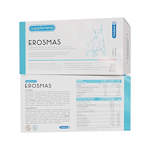 Male Fertility Supplements for Trying to Conceive: EROSMAS by Supplemena Fertility Supplement for Men to Enhance Sperm Count, Mobility and Morphology - Menâ€™s Reproductive Health Support Supplement