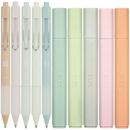 BLIEVE Bible Highlighters And Pens No Bleed Chisel Tip & Rollerball Pens Multicolor Ink Comfort Grip & Fast Dry Cute Bible Journaling (PASTEL)