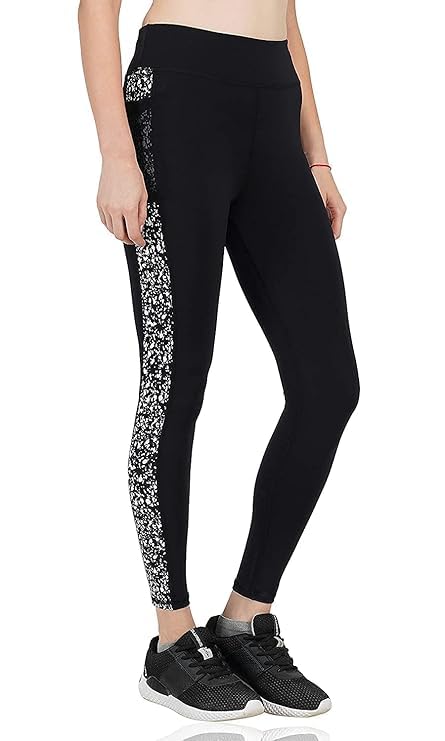 Image of Unbeatable Women Stretchable Gym Wear Sports Leggings Ankle Length Workout Tights
