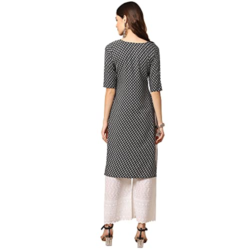 Image of Pinkmint Women's Crepe Digital Print Straight Kurta [Pack of 4] (CCV-334-338-339-335)