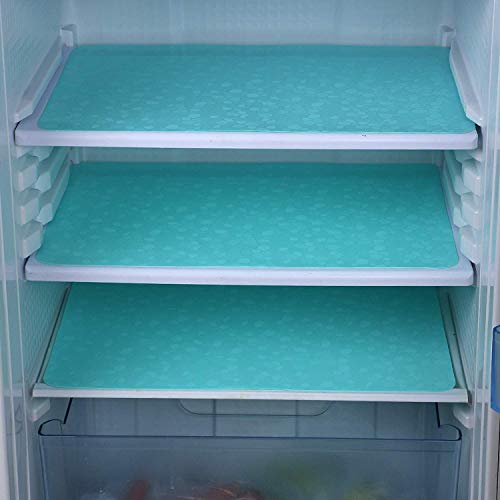 Image of Refrigerator Drawer Mat /Fridge Mat Set of 6 Piece (11.5 X 17.5 Inches) (SEA Green)