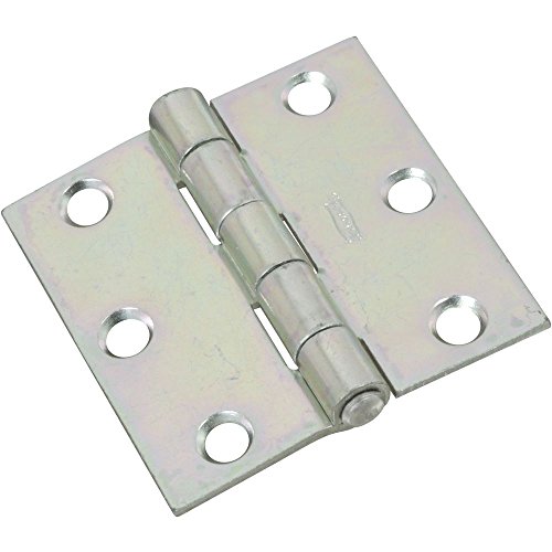 National Hardware N261-636 V505 Non-Removable Pin Hinges in Zinc plated, 2 pack