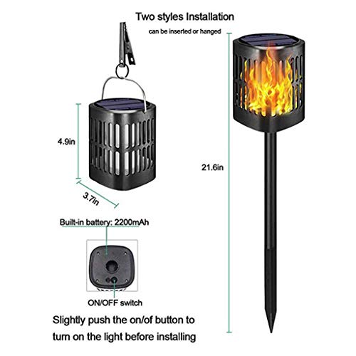 Baoblaze O caminho solar do jardim do diodo emissor de luz ilumina o automóvel decorativo de/des bra