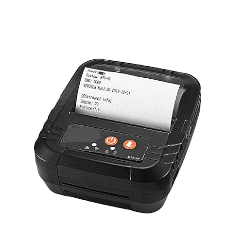 JOJIDE Impresora de Mano, Impresora térmica de Recibos de 80 mm, Impresora portátil con Bluetooth, máquina de Punto de Venta móvil de Calidad