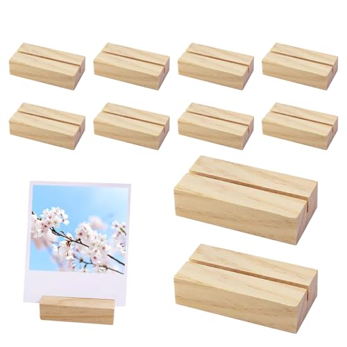 Base De Bois pour Cerceau Floral - Support De Carte De Place en Bois 10x | Base De Couronnes en, Porteurs De Cartes en Polyvalentes pour Albums Photo,...