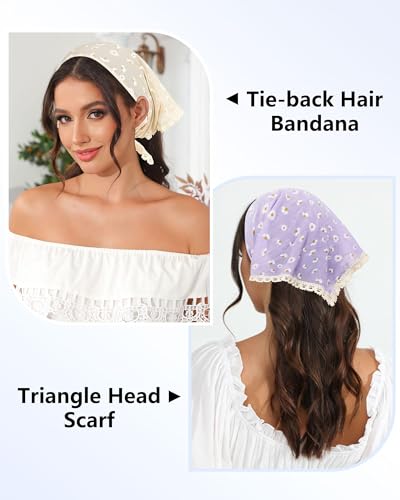 Geometric Print Cotton Scarf - Non-Slip Elastic Edges, Gym & Daily Styling2